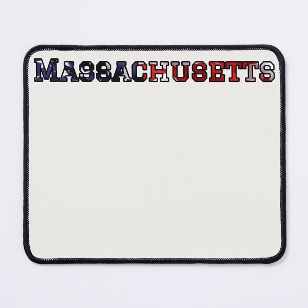 Item preview, Massachusetts USA Flag Typography – Patriotic Stars and Stripes American Pride Design designed and sold by Long Family Gifts.