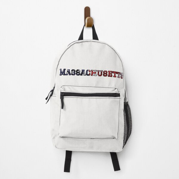 Item preview, Massachusetts USA Flag Typography – Patriotic Stars and Stripes American Pride Design designed and sold by Long Family Gifts.