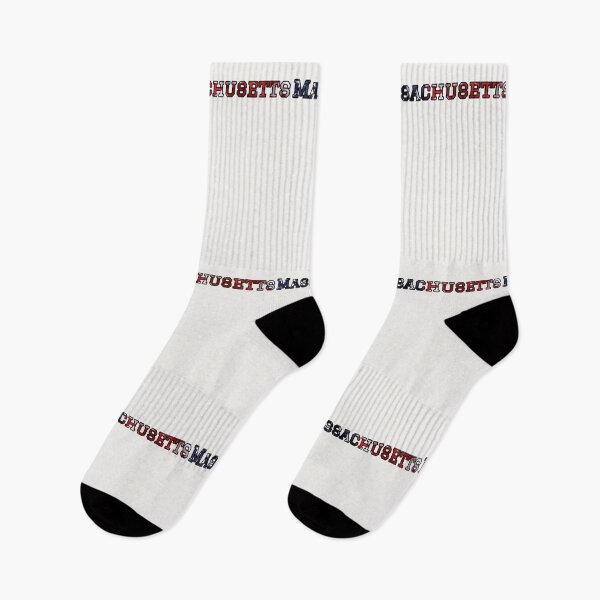 Item preview, Massachusetts USA Flag Typography – Patriotic Stars and Stripes American Pride Design designed and sold by Long Family Gifts.