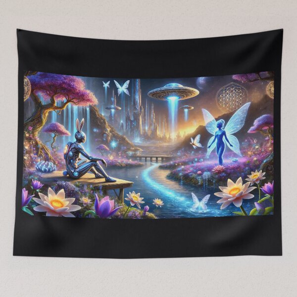 Item preview, At the edge of the river of life 002L19P1089TH2TH3KE9 designed and sold by OsirizyahDesign.