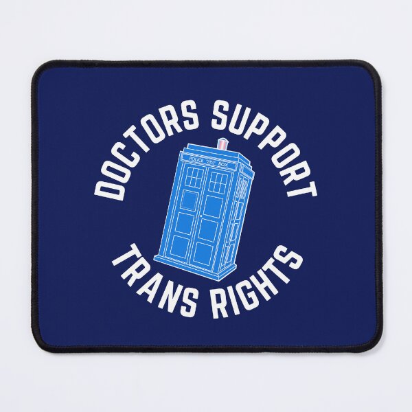 Item preview, Doctor Who Supports Trans Rights designed and sold by LGBTcuteGifts.