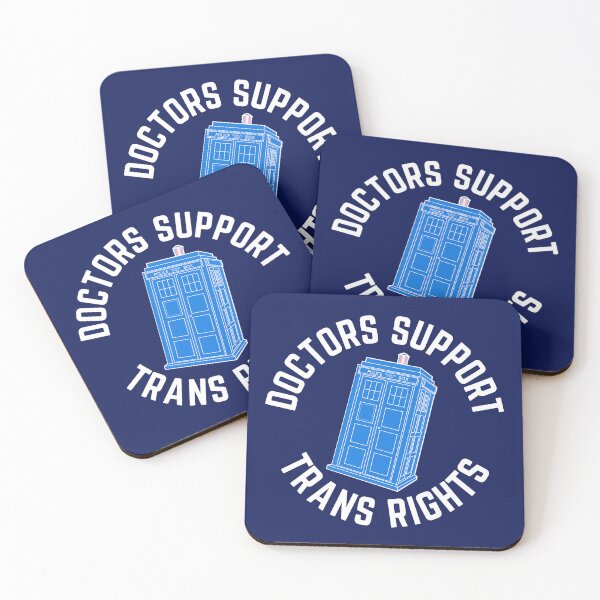 Aperçu de l'œuvre Doctor Who soutient les droits des trans créée et vendue par LGBTcuteGifts.