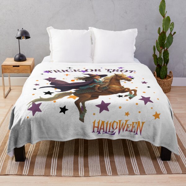 Item preview, Trick Or Trot, halloween horse riding, horse lover, equestrian designed and sold by YvkafromPoland.