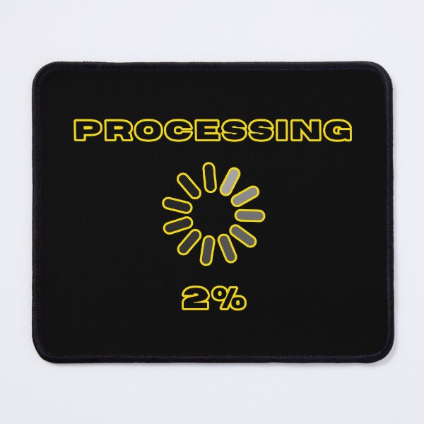 Item preview, Processing, black and yellow simple artwork designed and sold by silent-violin.