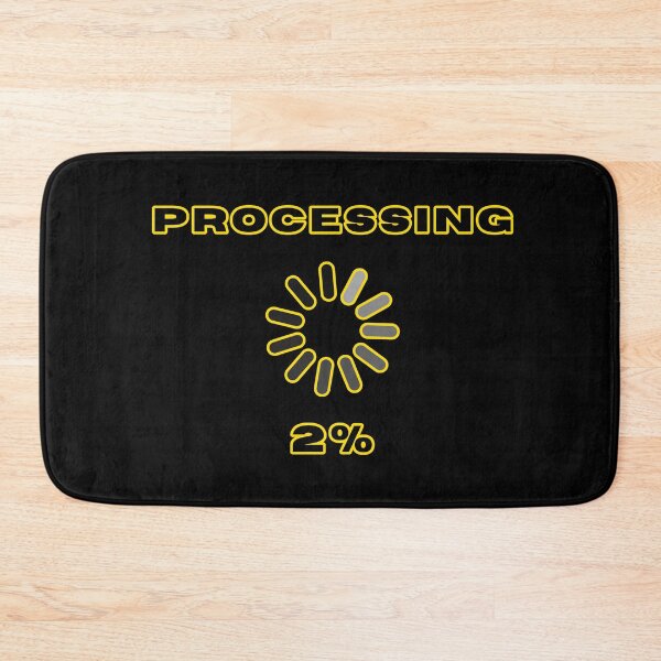 Item preview, Processing, black and yellow simple artwork designed and sold by silent-violin.