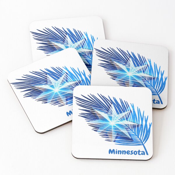 Item preview, Abstract Minnesota Flag – Feather Shape Design designed and sold by ArteJorge48.