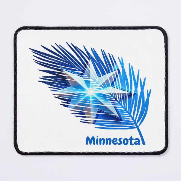 Item preview, Abstract Minnesota Flag – Feather Shape Design designed and sold by ArteJorge48.
