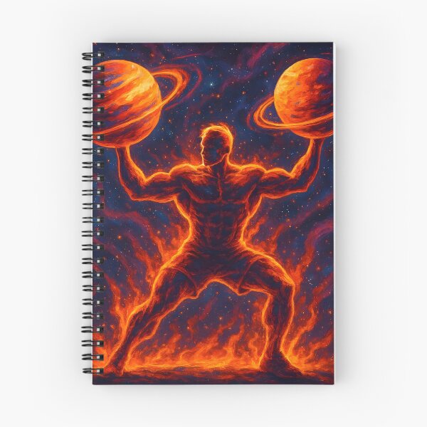 Item preview, Cosmic Powerlifting – Strength of the Universe designed and sold by AI-Only Creations.