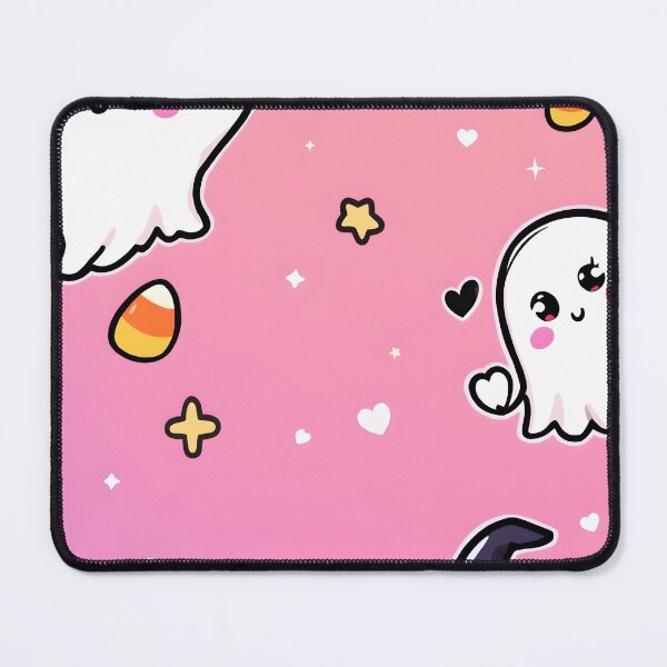 Item preview, Kawaii Witchy Ghost & Candy Corn Sticker Pack - Halloween Gradient Cutouts designed and sold by MoonlitDoodles1.
