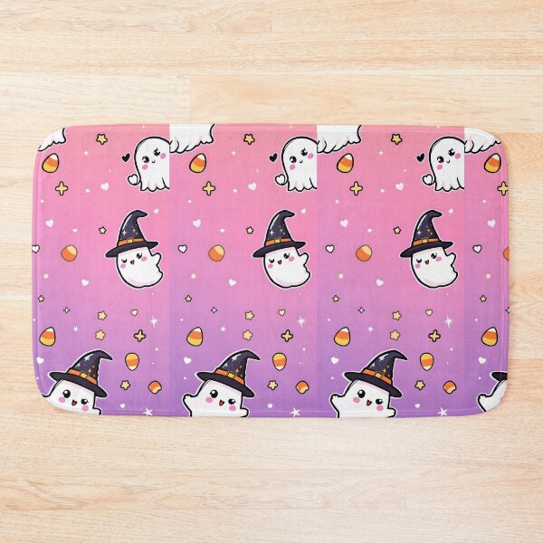 Item preview, Kawaii Witchy Ghost & Candy Corn Sticker Pack - Halloween Gradient Cutouts designed and sold by MoonlitDoodles1.