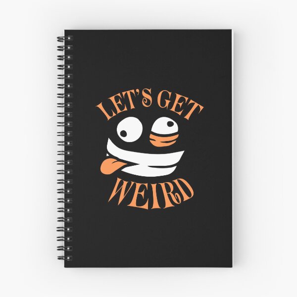Item preview, Let's Get Weird Crazy Cartoon Face Mad Happy designed and sold by shirt-o-mat.