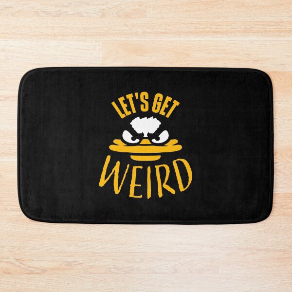 Item preview, Let's Get Weird Crazy Evil Mad Duck Bird designed and sold by shirt-o-mat.