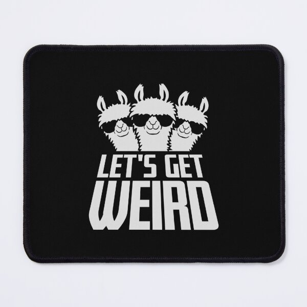 Item preview, Let's Get Weird 3 Llama Team Friends Sunglasses Crew designed and sold by shirt-o-mat.