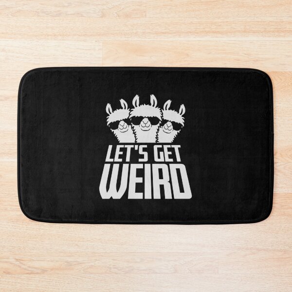 Item preview, Let's Get Weird 3 Llama Team Friends Sunglasses Crew designed and sold by shirt-o-mat.