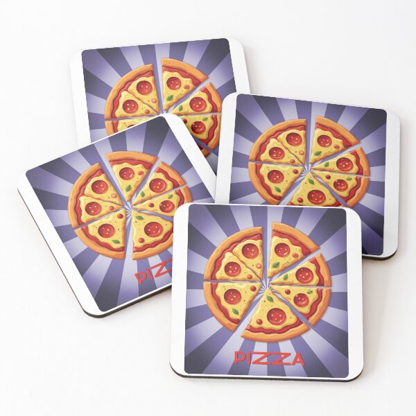 Item preview, Pepperoni Power: Retro Pizza Pop Art Explosion designed and sold by ForeverPrintsOK.