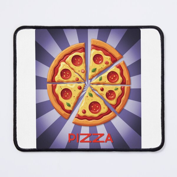Item preview, Pepperoni Power: Retro Pizza Pop Art Explosion designed and sold by ForeverPrintsOK.
