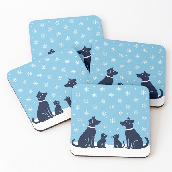 Item preview, Paws and Snowflakes designed and sold by PetJoyPrintsCO.