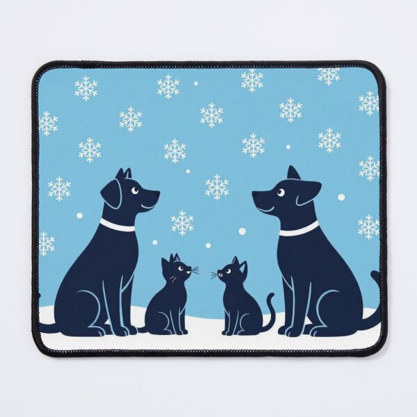 Item preview, Paws and Snowflakes designed and sold by PetJoyPrintsCO.