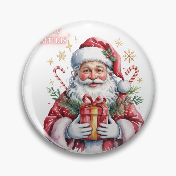 Item preview, Merry Christmas Santa Claus Art | Cozy Holiday Home Decor | Festive Winter Gift Design designed and sold by TRISHI CREATION.