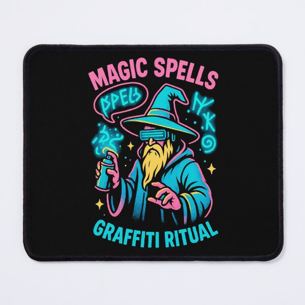 Item preview, Graffiti Wizard Casting Magic Spells Urban Street Art designed and sold by SholoStudio.