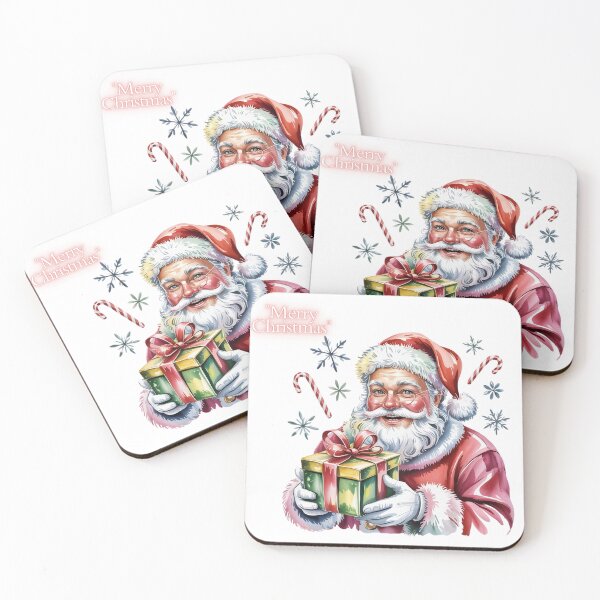 Item preview, Merry Christmas Santa Claus Art | Cozy Holiday Home Decor | Festive Vintage Gift Design designed and sold by TRISHI CREATION.