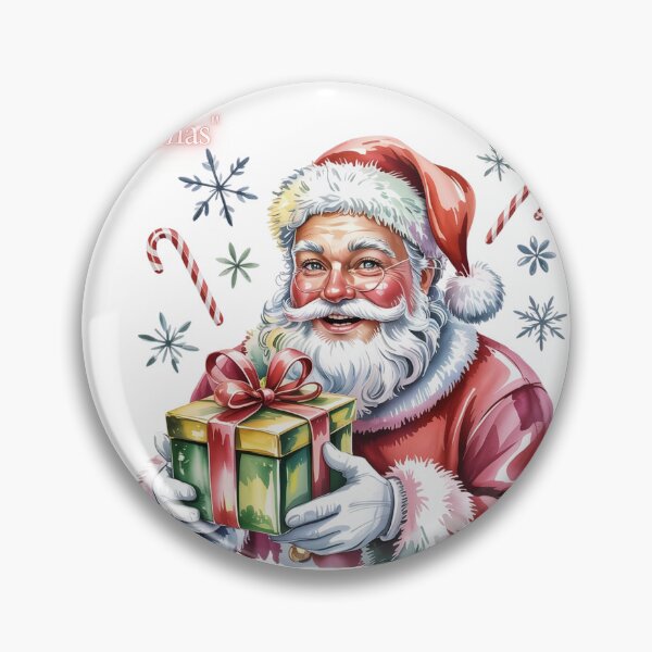 Item preview, Merry Christmas Santa Claus Art | Cozy Holiday Home Decor | Festive Vintage Gift Design designed and sold by TRISHI CREATION.