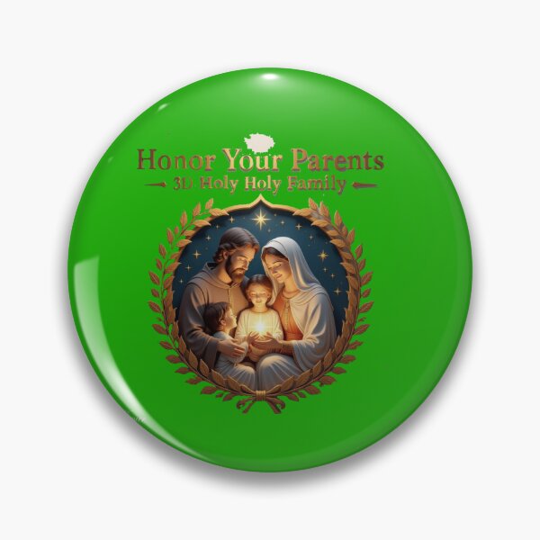 Item preview, Honor Your Parents – 3D Holy Family Blessing,  designed and sold by PaintMeWorld.