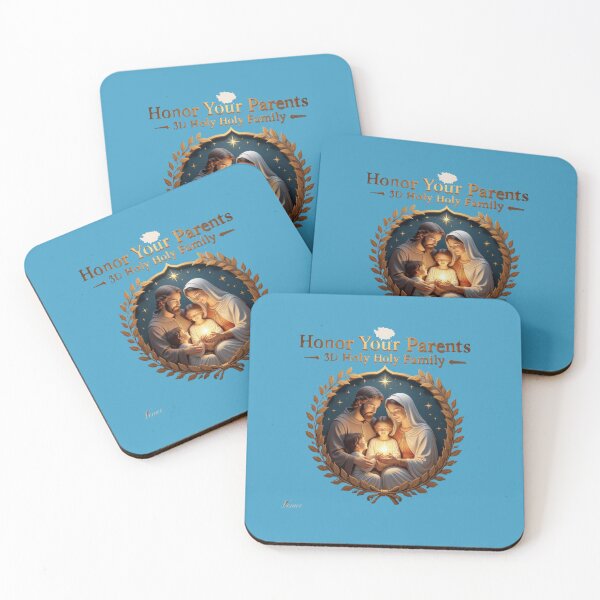 Item preview, Honor Your Parents – 3D Holy Family Blessing,  designed and sold by PaintMeWorld.