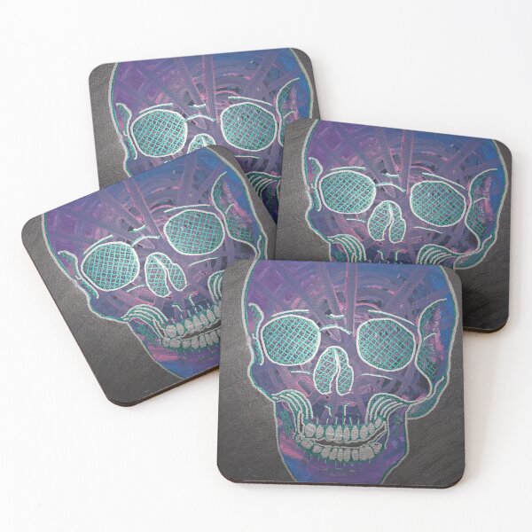 Item preview, Psychedelic Purple Skull designed and sold by Wizard-of-Ogden.