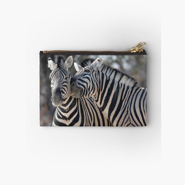 Item preview, Whispers in Stripes — Affectionate Plains Zebras, Etosha designed and sold by DavideAntoniani.
