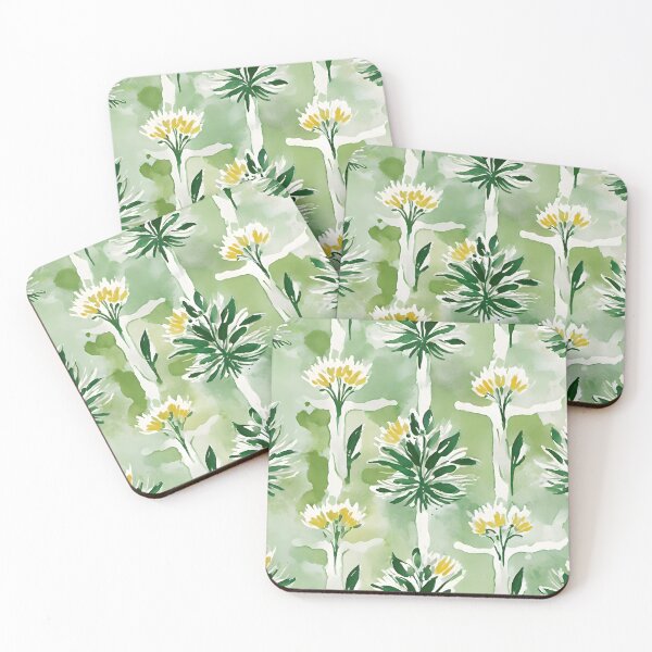 Artikelvorschau, Stilisiertes botanisches Grünmuster entworfen und verkauft von Dream Garden.
