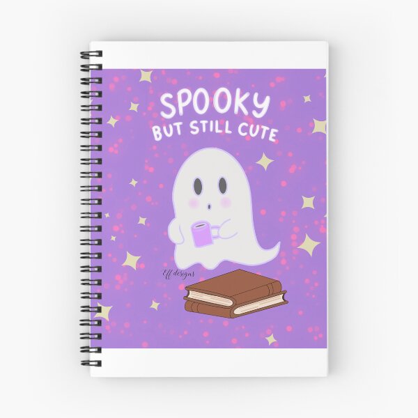 Item preview, Spooky But Still Cute – Adorable Ghost With Books Halloween Design designed and sold by effdesigns.