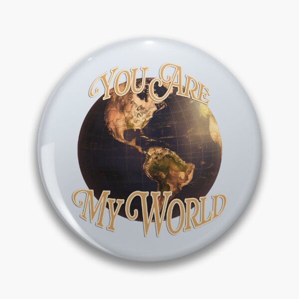Item preview, You Are My World - Vintage Globe Statement Art designed and sold by 3MillsDesign.