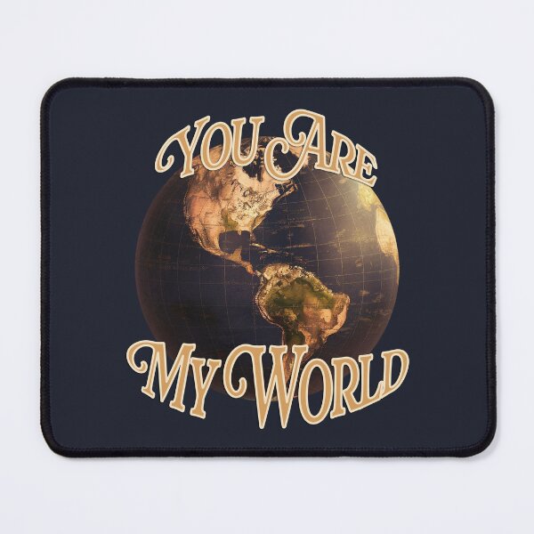 Item preview, You Are My World - Vintage Globe Statement Art designed and sold by 3MillsDesign.