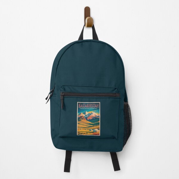 Item preview, Kazakhstan Steppes Illustration Travel Art Vintage designed and sold by KrisSidDesigns.