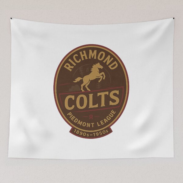Artikelvorschau, Richmond Colts – Vintage-Logo der Piedmont League Baseball (1890er–1950er) entworfen und verkauft von BackstopAndCo.