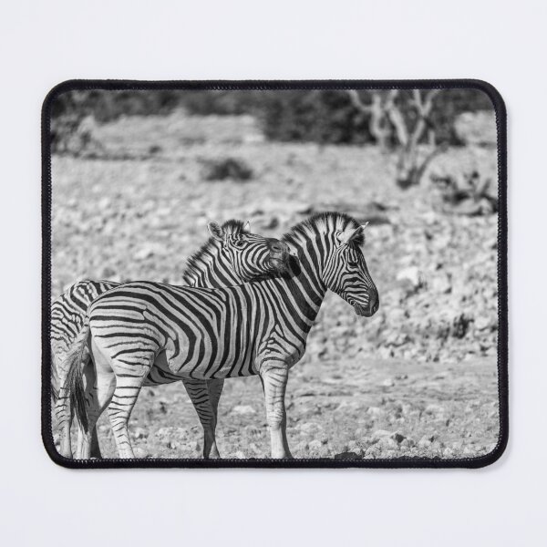 Item preview, Monochrome Embrace — Zebras in Sync, Etosha designed and sold by DavideAntoniani.
