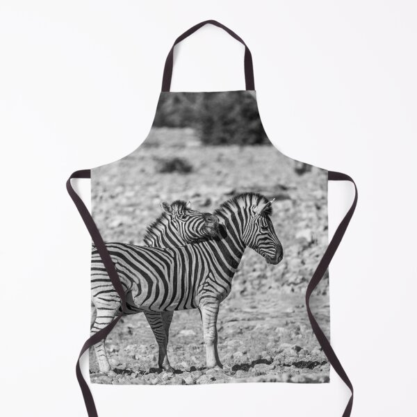 Item preview, Monochrome Embrace — Zebras in Sync, Etosha designed and sold by DavideAntoniani.