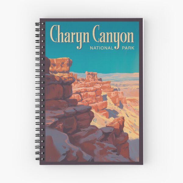 Item preview, Charyn Canyon National Park Kazakhstan Illustration Travel Art Vintage designed and sold by KrisSidDesigns.