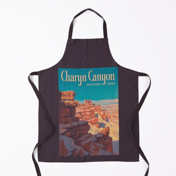 Item preview, Charyn Canyon National Park Kazakhstan Illustration Travel Art Vintage designed and sold by KrisSidDesigns.