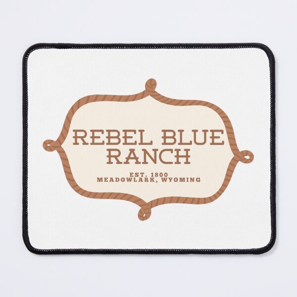 Item preview, Rebel Blue Ranch Sign designed and sold by MulberryRiver.