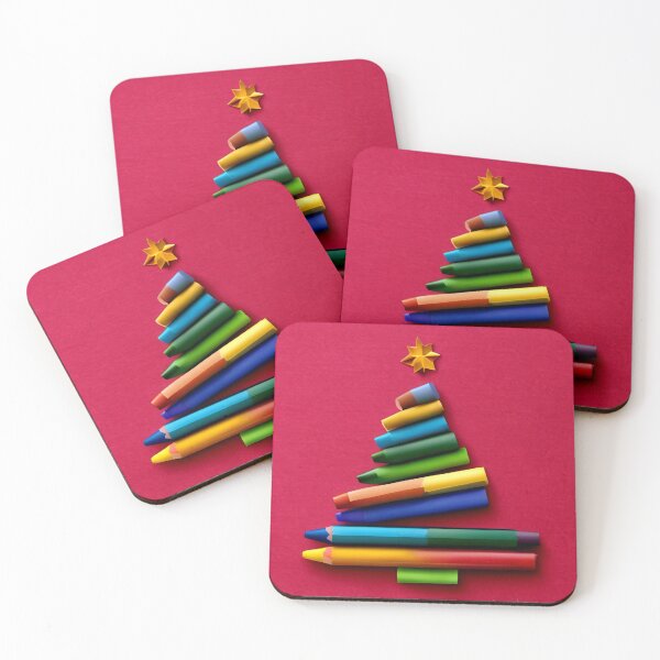 Item preview, Crayon Magic of Christmas Trees. designed and sold by Zofia Sosnecka.