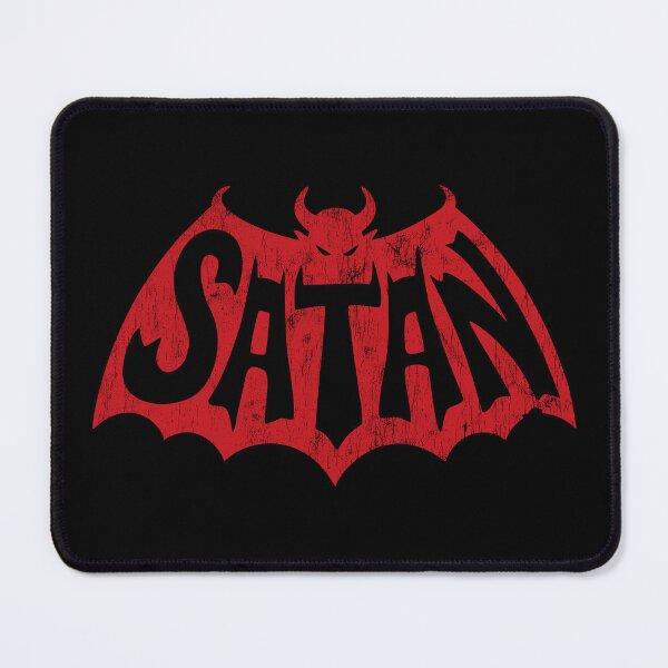 Item preview, Satan Retro Logo - worn version designed and sold by The Common Tee.