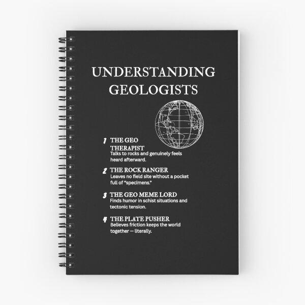 Item preview, Understanding Geologists – Layered with Humor and Schist – Black designed and sold by PsyFlow35.