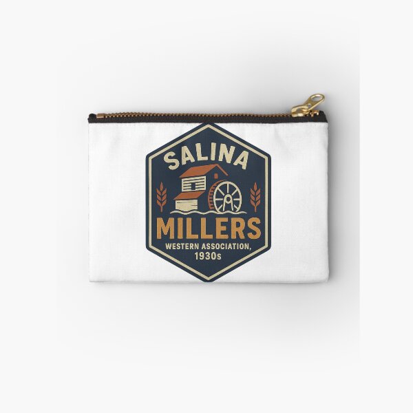 Artikelvorschau, Salina Millers – Vintage-Baseball-Logo (Western Association, 1930er Jahre) entworfen und verkauft von BackstopAndCo.
