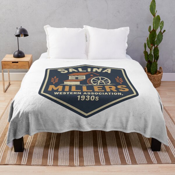Item preview, Salina Millers – Vintage Baseball Logo (Western Association, 1930s) designed and sold by BackstopAndCo.