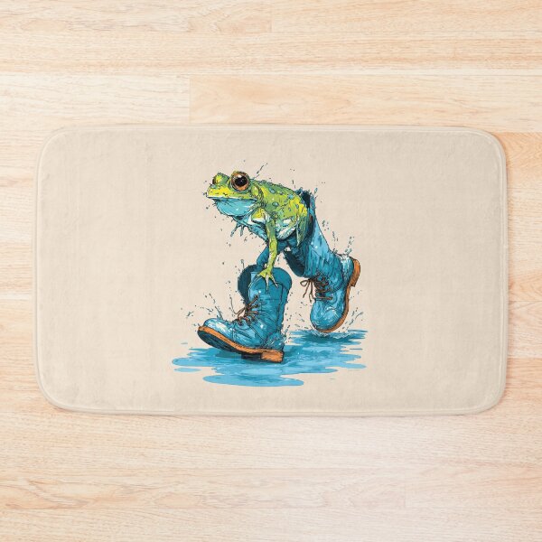 Item preview, Frog with Boots – Funny Comic Illustration designed and sold by Meiersbeste.