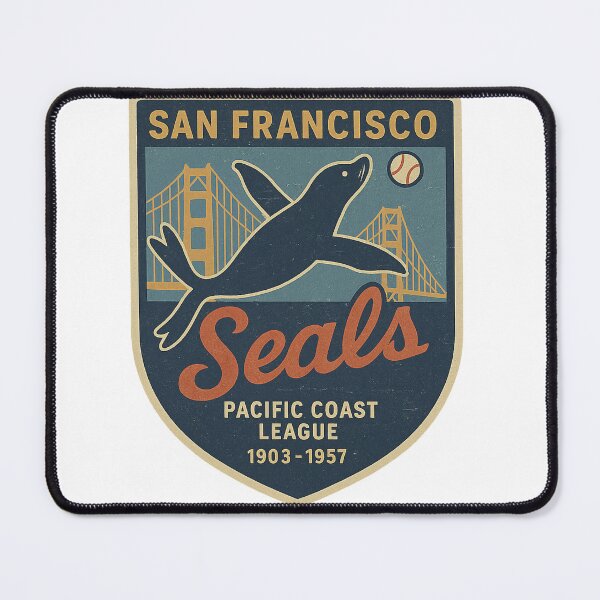 Item preview, San Francisco Seals – Vintage Pacific Coast League Baseball Logo (1903–1957) designed and sold by BackstopAndCo.