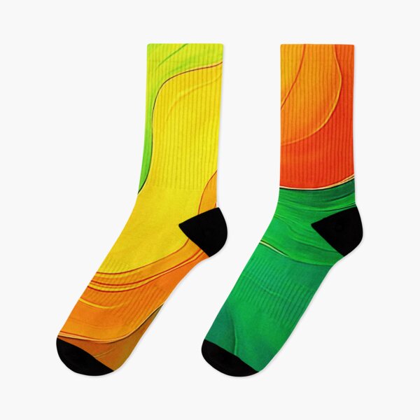 Item preview, Organic Yellow Green Waves Art designed and sold by Health And Fitness Posts e-Store.