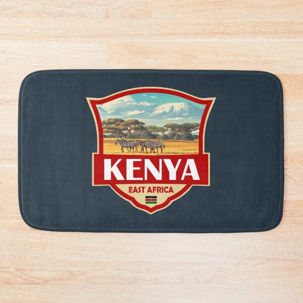 Item preview, Kenya Illustration Retro Badge designed and sold by KrisSidDesigns.